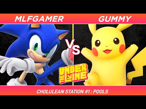 Under the Line: Cholulean Station #1 - MLFGAMER (Sonic) vs Yellow (Pikachu) - PoolsV