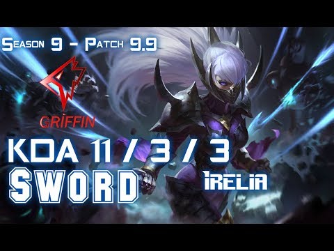 GRF Sword IRELIA vs JAYCE Top - Patch 9.9 KR Ranked