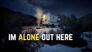 Cozy Cold Night In Idaho On My LONG Road Trip South