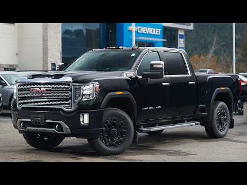 2020 GMC Sierra 3500HD 4WD Crew Cab Standard Box Denali in Black for sale at Salmon Arm Chevrolet Buick GMC in Salmon Arm, BC