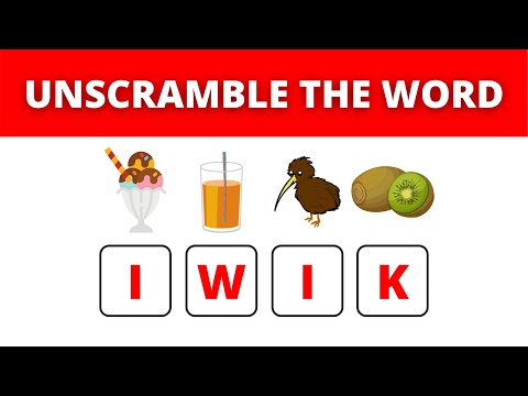 UNSCRAMBLE THE WORD! | CHALLENGE