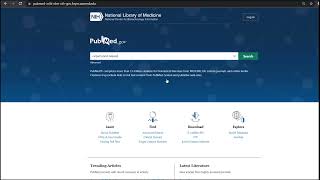 PubMed Advanced Search Demo