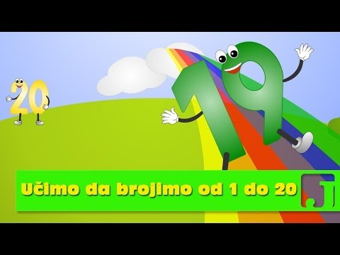 Učimo da brojimo od 1 do 20 | Edukativne pesme za decu | Jaccoled