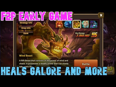 SSS Wind Rift Beast Team! Summoners War