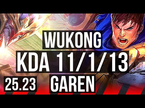 WUKONG vs GAREN (TOP) | 11/1/13 | EUW Master | 25.23