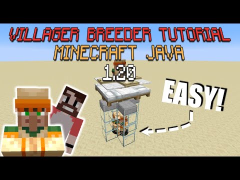 Villager Breeder TUTORIAL Minecraft Java 1.20