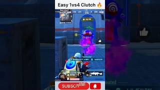 MOST SATISFYING 1v4 CLUTCH Ever 😱🔥 #BGMIShorts #GamingShorts #bgmi #clutchmovements #animeseries
