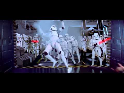 Han Charging Into Battle - Star Wars Episode IV