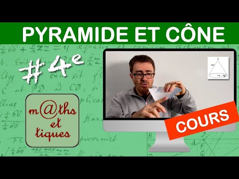 LE COURS : Pyramide et cône - Quatrième