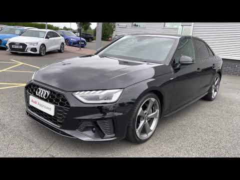 2021 Audi A4 Saloon Black Edition 40 TFSI 204 PS S tronic | Stoke Audi