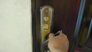 How to open Single door knob  VS Double Lock door