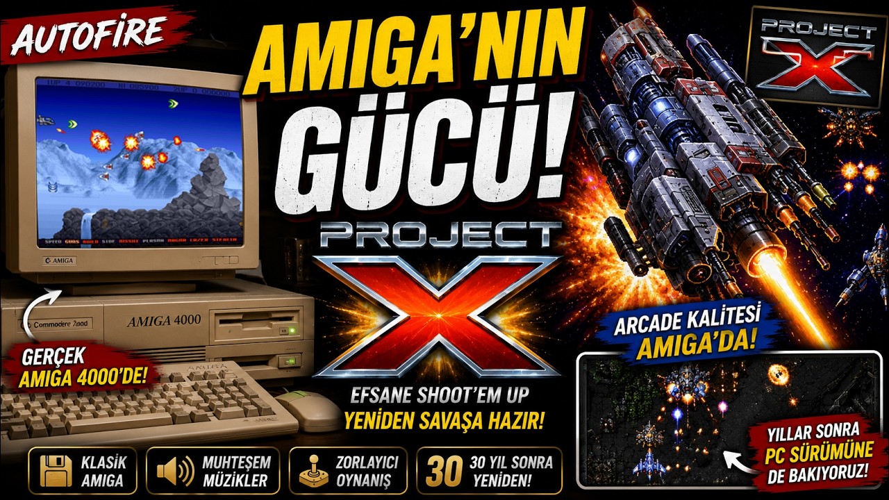 90'larda Salonları Disketlere Sığdıran Oyun! | Project X İncelemesi | Gerçek Amiga'da Oynadım