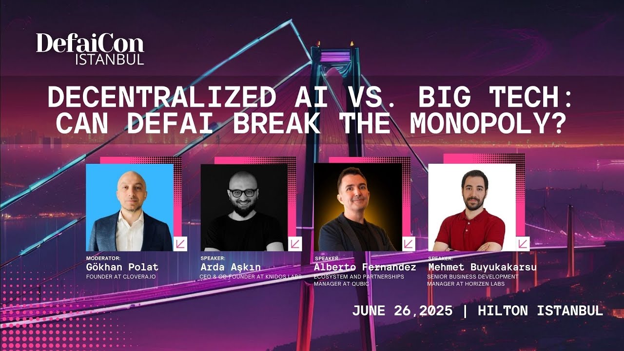 DefaiCon Panel (IBW2025): Decentralized AI vs. Big Tech: Can DeFAI Break the Monopoly?