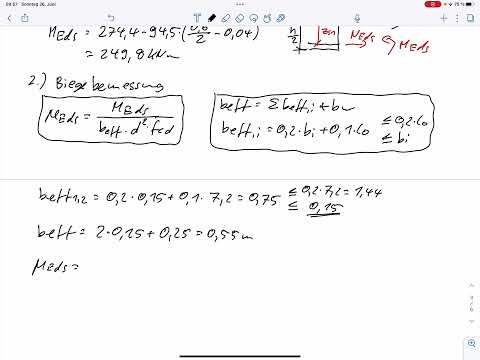 Aufg. 13 I-Profil Biegebemessung Anschluss Druck- und Zuggurt (Klausur SoSe 2022)