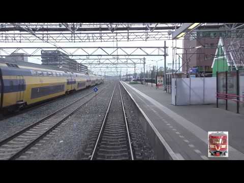 Riding with the train driver from Amsterdam to Uitgeest. (Without speedometer)