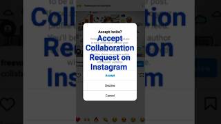 how to accept Collaboration Request on Instagram/ how to accept Collaboration invitation Instagram