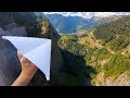 Throwing PAPER AIRPLANES from 165m Dam!