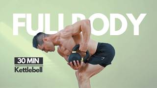 30 Min Full Body Kettlebell HIIT Workout | Push, Pull & Tabata Finisher