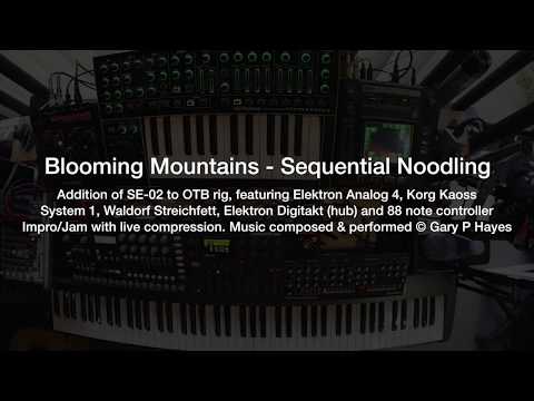 Blooming Mountains - Tangerine Dream style impro. SE-02, Elektron Digitakt, Analog 4, Streichfett