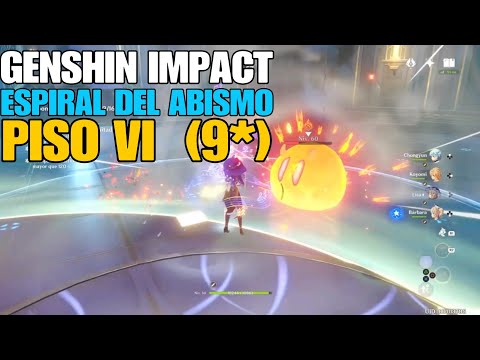 Genshin Impact: Superando el Espiral del Abismo - Piso 6 (9*)