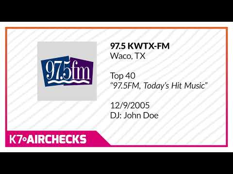 97.5FM (KWTX-FM) Waco, TX - John Doe, 12/9/2005