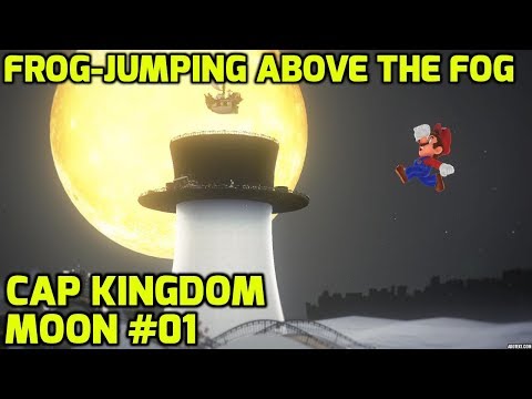 Super Mario Odyssey - Cap Kingdom Moon #01 - Frog-Jumping Above the Fog