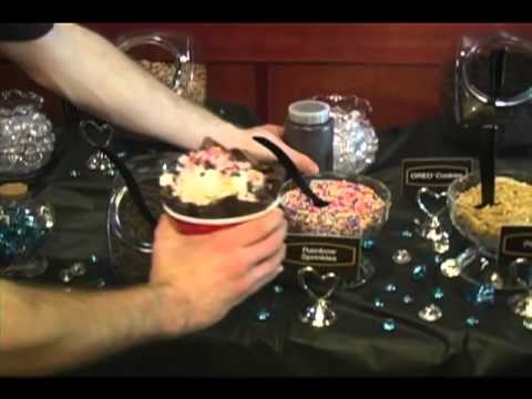 Cold Stone Shows You How A Ice Cream Bar Can Be Setup At Your Wedding Reception
