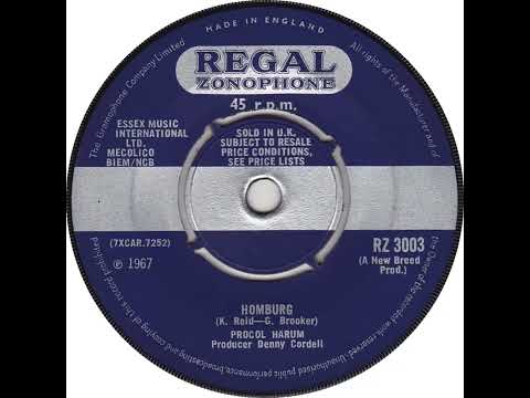 UK New Entry 1967 (239) Procol Harum - Homburg
