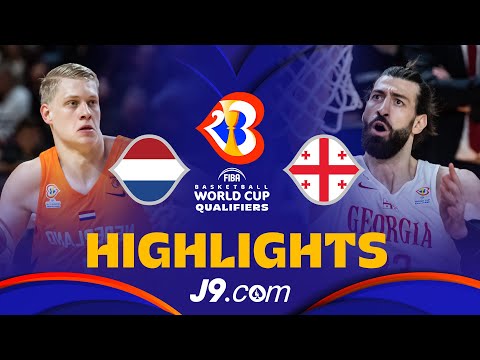 🇳🇱 Netherlands vs 🇬🇪 Georgia | J9 Basketball Highlights - #FIBAWC 2023 Qualifiers
