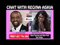CHAT WITH REGINA ASKIA WILLIAMS