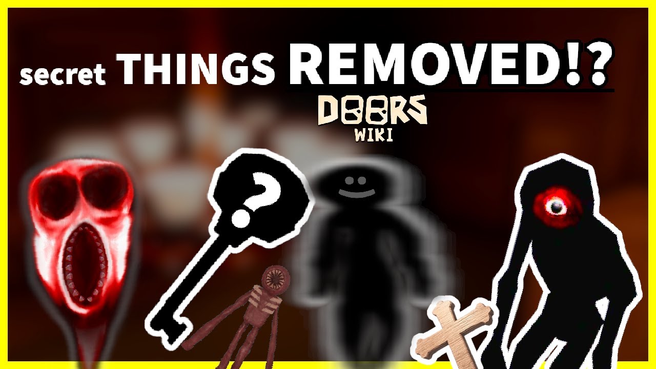 SECRET DOORS FEATURES THAT GOT REMOVED... || Roblox DOORS Wiki Summarized! 📝
