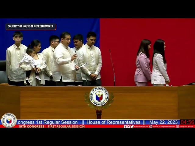 Water under the bridge? Romualdez, Arroyo hold hands after tense week in House