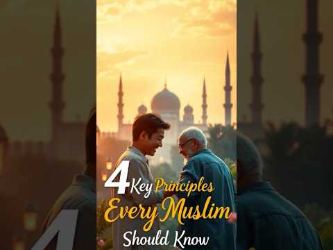Islamic Principles That Will Change Your Life |4 Key Principles