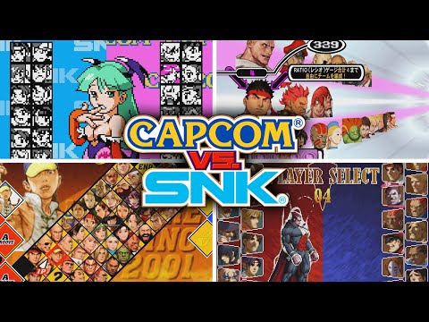 Capcom vs SNK Character Select Screen Evolution