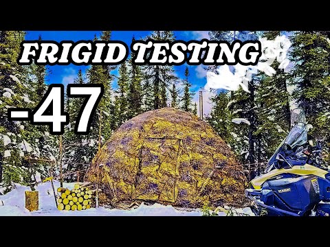 Testing the new RBM Outdoors UP-5 Tent & Caminus "M" Stove in Extreme Cold. 