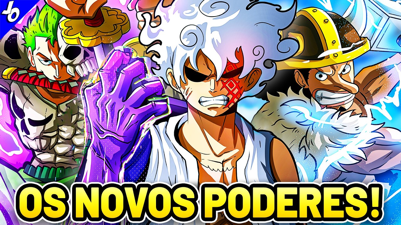 OS INCRÍVEIS NOVOS PODERES DOS CHAPÉUS DE PALHA APÓS ELBAF! O NOVO PODER ABSURDO DE ZORO | ONE PIECE
