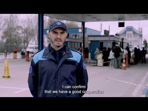 Frontex standing corps officers at border crossing points with Romania and Moldavia