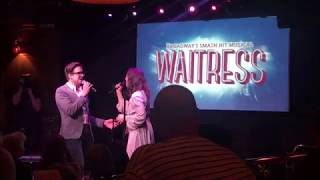 Sara Bareilles &amp; Gavin Creel sing “Bad Idea” from Waitress The Musical