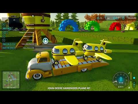 CLAAS vs JOHN DEERE vs FENDT vs RIGITRAC TRACTORS TRANSPORT APPLES & FRUITS - Farming Simulator 22