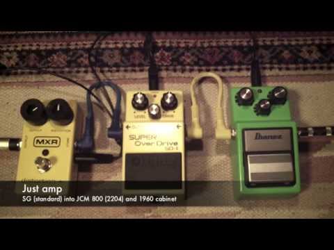 Boost pedals for Marshall JCM 800 - TS-9 vs SD-1 vs Dist +