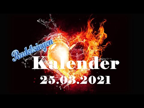 Der Mitsing-Kalender am 25.03.2021  - Tag 84