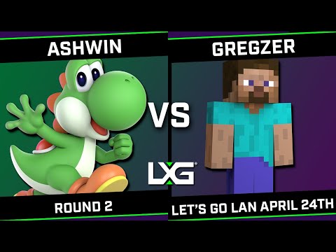 Ashwin (Yoshi) vs gregzer (Steve/Bowser) - LXG Let's Go LAN April 24th