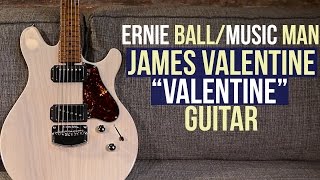 Video thumbnail for Ernie Ball Music Man James Valentine “Valentine” Guitar by Guitar World