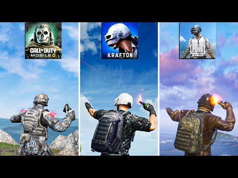 CODM vs New State vs PUBG Mobile - Physics and Details Comparison