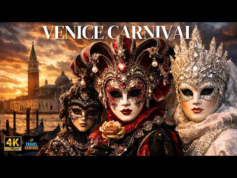 Karneval in Venedig 2026 Spaziergang 🇮🇹 | Masken, Kostüme & Eröffnungszeremonie in 4K