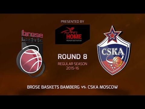 Highlights: RS Round 8, Brose Baskets Bamberg vs. CSKA Moscow