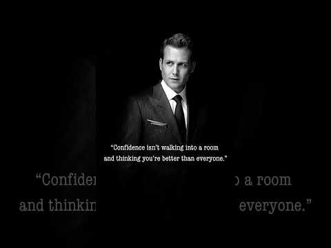 |Suits| Harvey Specter on Confidence #shorts