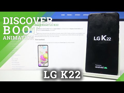 How Looks Turning ON LG K22 - Loading Animation Presentation