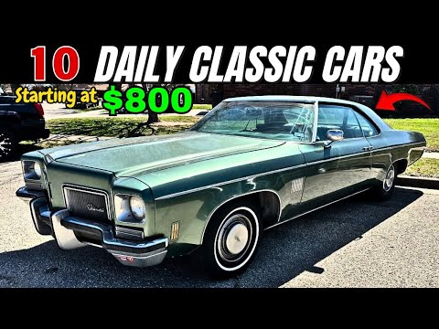 10 Wallet-Friendly Classic Cars Priced from $800 to $7,000!