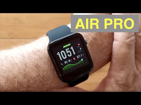 LEMONDA AIR PRO Temperature IP67 Waterproof Apple Watch Shaped Health Smartwatch: Unbox and 1st Look